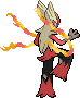 PokeRogue Dex: Mega Blaziken back