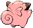 PokeRogue Dex: Clefairy back