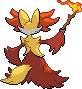 PokeRogue Dex: Delphox back