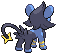 PokeRogue Dex: Luxio back